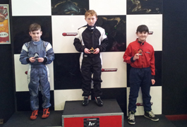 Racing Perfection Kart Academy Eastleigh Cadet Final Podium - Round 3